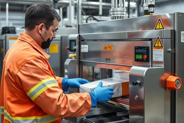 operator using control panel
