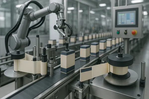 labeling machine assembly line