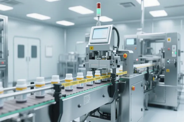 Línea de envasado farmacéutico