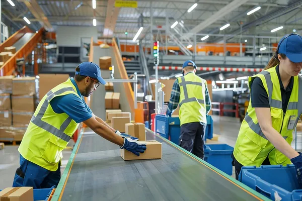 End-of-line packaging layout